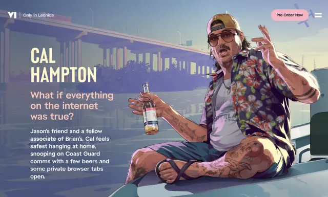 Cal Hampton, extremely online